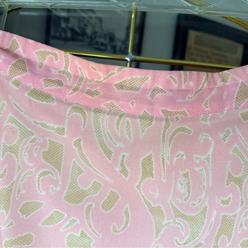 Soft Surroundings Light and Airy Pink Maxi Skirt, XLT - Picture 7 of 12